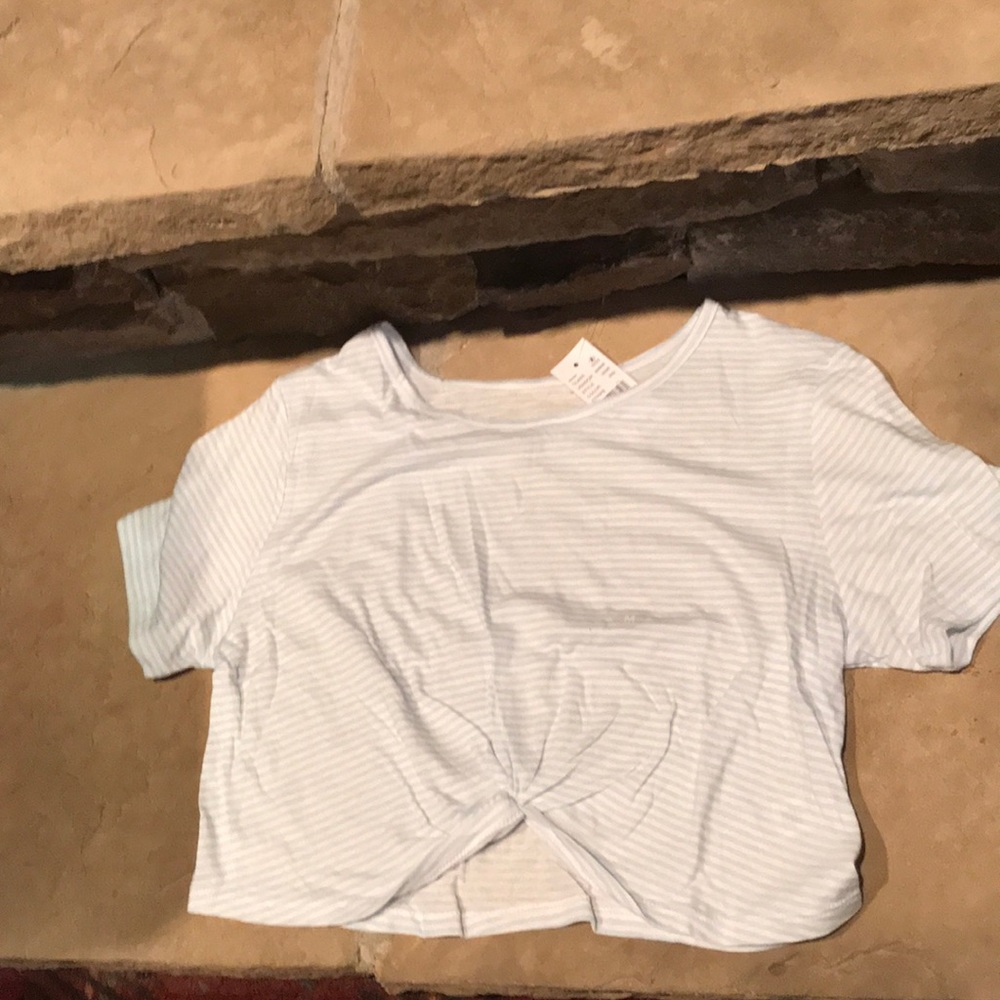 NWT Me to We cropped striped shirt